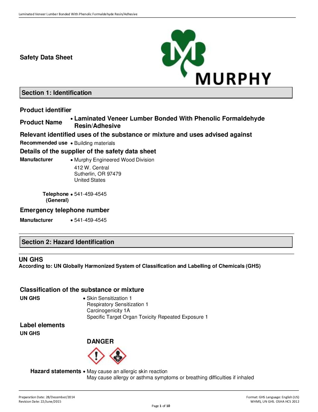 Murphy-SDS-LVL